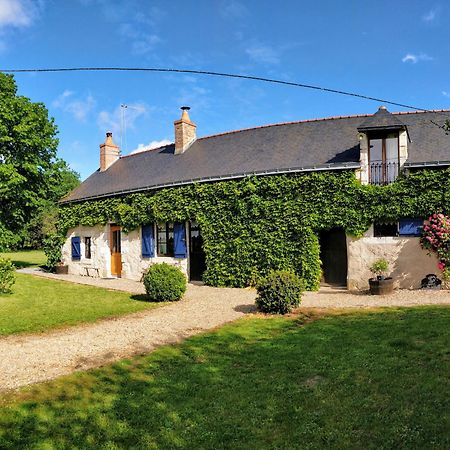 Traditional Longere Farmhouse At La Fortinerie Mouliherne Exterior photo