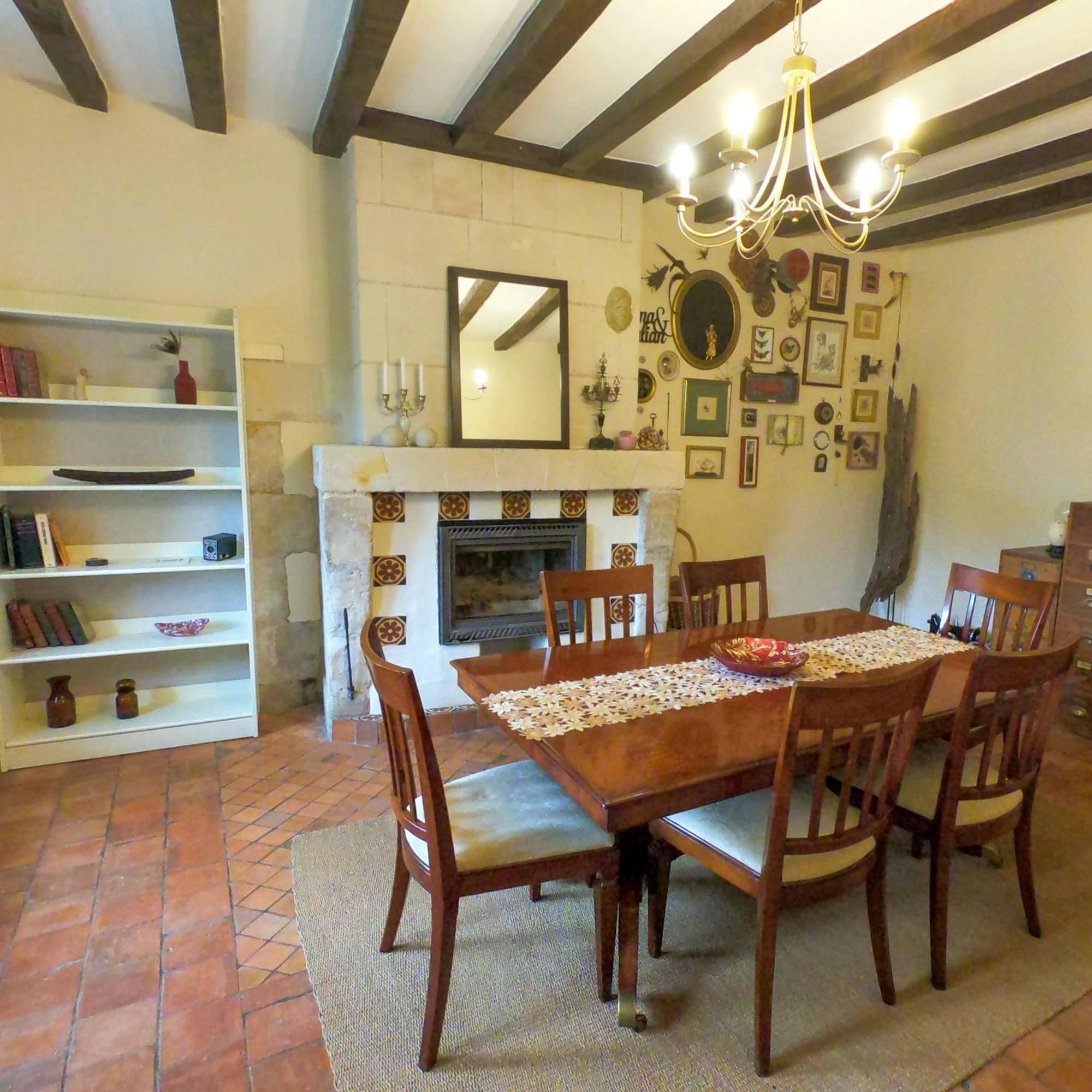 Traditional Longere Farmhouse At La Fortinerie Mouliherne Exterior photo